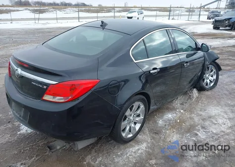 2012 Buick Regal Turbo - Premium 1 из США, поврежденный, VIN 2G4GS5EV1C9201938